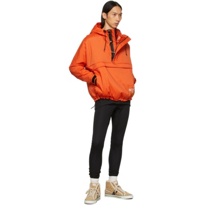 Shop Gucci Orange The North Face Edition Ripstop Jacket In 6677 Papaya