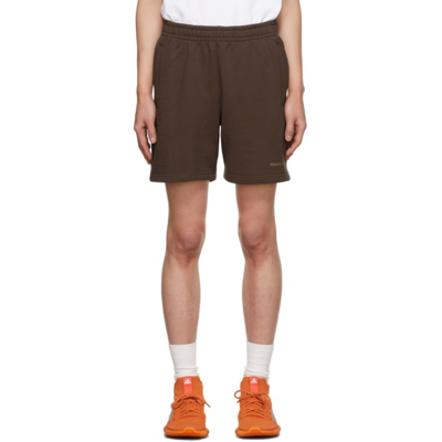 Shop Adidas X Humanrace By Pharrell Williams Ssense Exclusive Brown Humanrace Basics Shorts In 057a