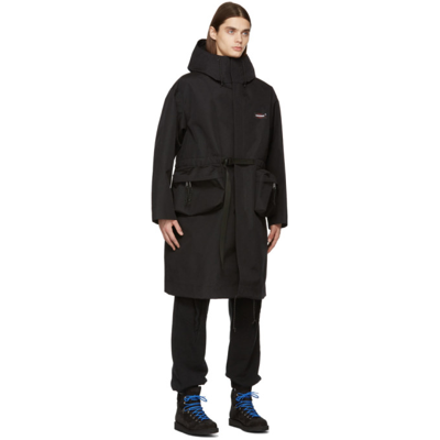 Undercover Black Eastpak Edition Nylon Jacket In Black