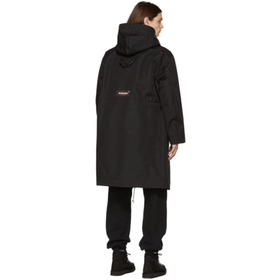 Undercover Black Eastpak Edition Nylon Jacket In Black