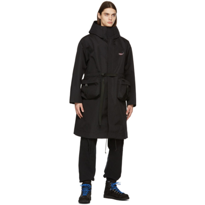 Undercover Black Eastpak Edition Nylon Jacket In Black