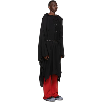 Shop Bed J.w. Ford Black Woven Wool Poncho