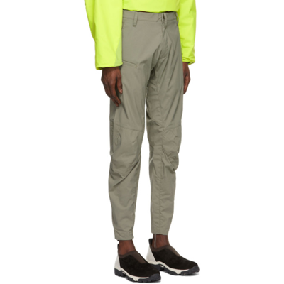 Shop Acronym Khaki P10-e Articulated Trousers In Alpha Green