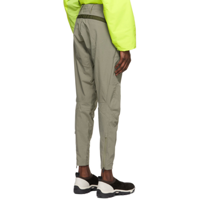 Shop Acronym Khaki P10-e Articulated Trousers In Alpha Green