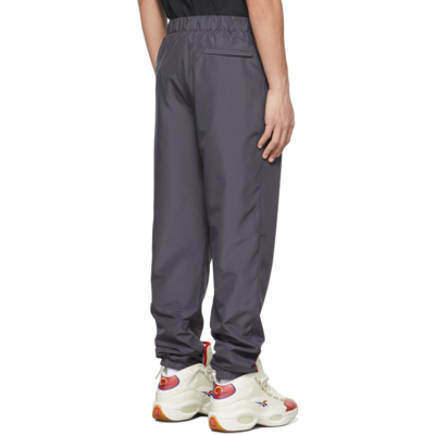 Shop Y/project Black Lazy Trousers In Charcoal