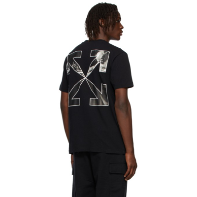 Shop Off-white Black Caravaggio Arrows Slim T-shirt