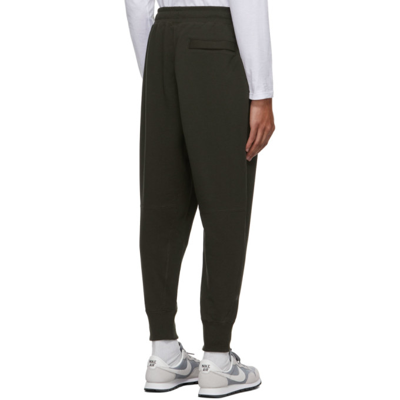 Shop Nike Green Classic Lounge Pants In Sequoia/carbon Green