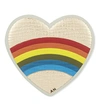ANYA HINDMARCH Heart rainbow leather sticker