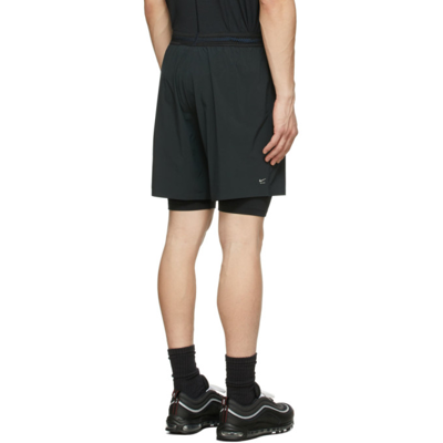 Shop Nike Black Matthew Williams Edition Dri-fit 3-in-1 Shorts
