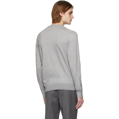 Shop Apc Grey Julien Sweater In Pla Heather