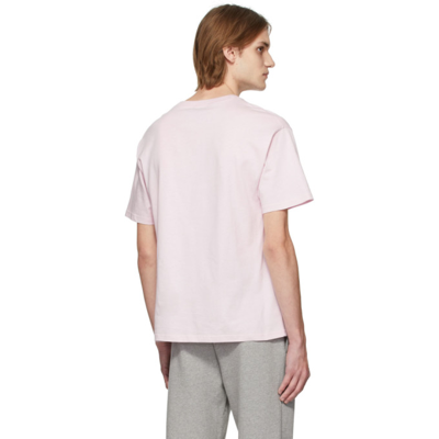 Shop Apc Pink Kyle T-shirt In Fab Pale Pink