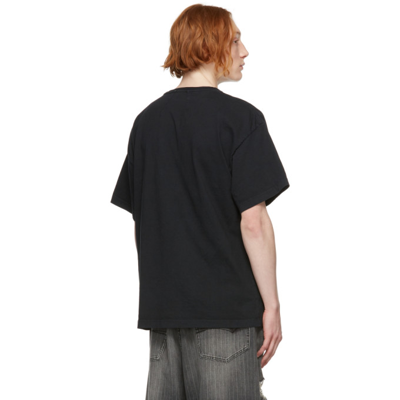Shop Rhude Black 'a Perfect Day' T-shirt In Vtg Black