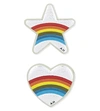 ANYA HINDMARCH Star and heart mini leather stickers