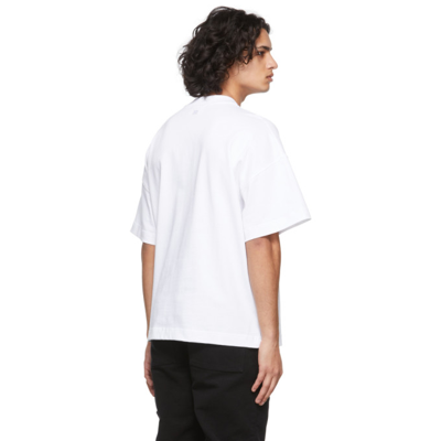 Shop Ami Alexandre Mattiussi White Ami De Cœur T-shirt In 100 White