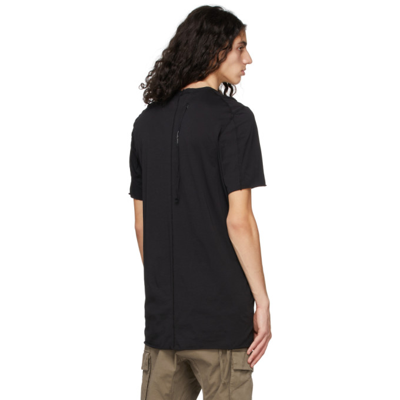 Shop 11 By Boris Bidjan Saberi Black Ts1b T-shirt In Black Dye