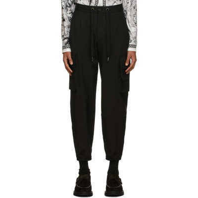 Shop Dolce & Gabbana Black Cargo Pants In N0000 Nero
