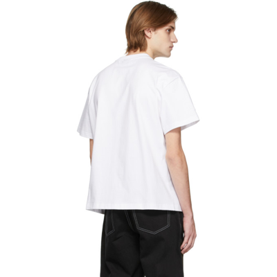 Shop Jacquemus White 'le T-shirt Tableau' T-shirt In Print Still Life Whi