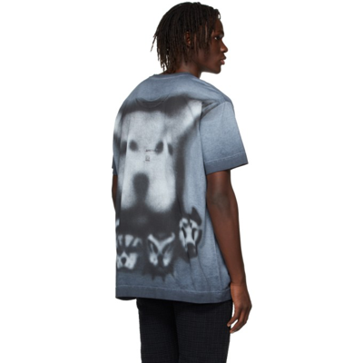 Shop Givenchy Grey & Blue Chito Edition Oversized T-shirt In 403-night Blue