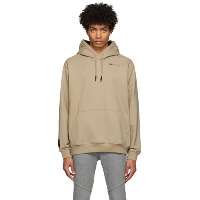 Shop Mcq By Alexander Mcqueen Beige Relaxed Hoodie In 2006 Wild Mushroom