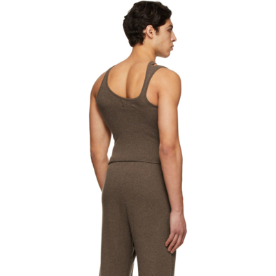Shop Extreme Cashmere Brown N°222 Raver Tank Top In Wood
