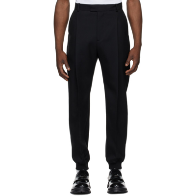 Alexander Mcqueen Black Wool Trousers