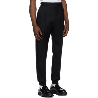 Alexander Mcqueen Black Wool Trousers
