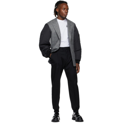 Alexander Mcqueen Black Wool Trousers