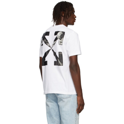 Shop Off-white White Caravaggio Arrows Slim T-shirt