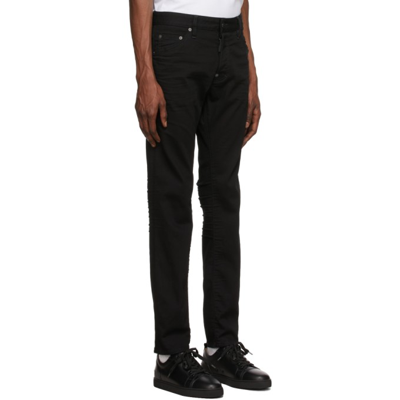 Shop Dsquared2 Black Bull Cool Guy Jeans In 900 Black