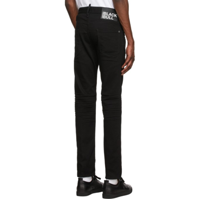 Shop Dsquared2 Black Bull Cool Guy Jeans In 900 Black