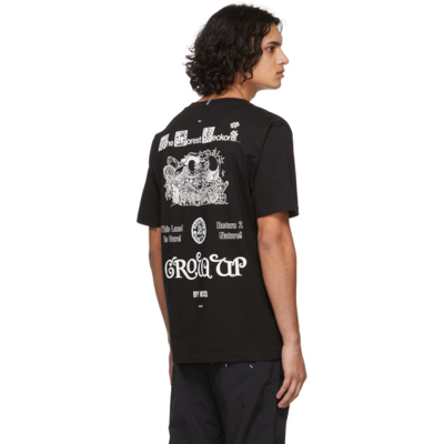 Shop Mcq By Alexander Mcqueen Black Logo T-shirt In 1000 Darkest Black