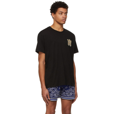 Shop Amiri Black Lunar New Year T-shirt