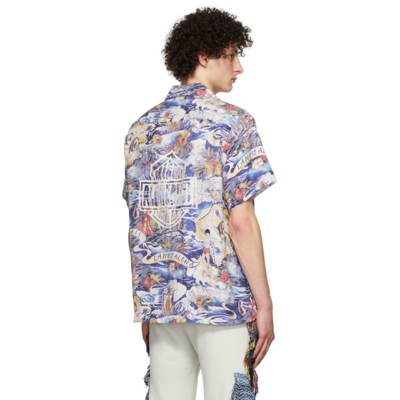 Shop Alchemist Blue Morada Shirt In Aloha Surf