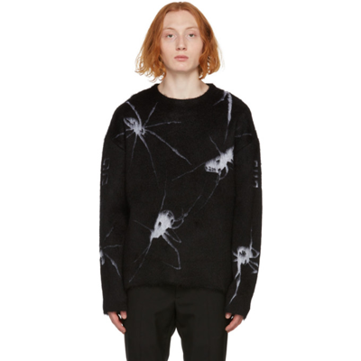 Shop Givenchy Black & White Chito Edition Spider Sweater In 004-black/white