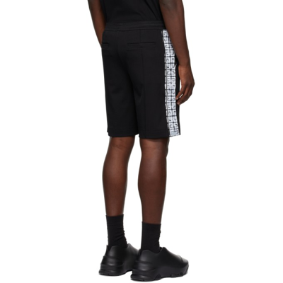 Shop Givenchy Black Chito Edition 4g Webbing Bermuda Shorts In 001-black