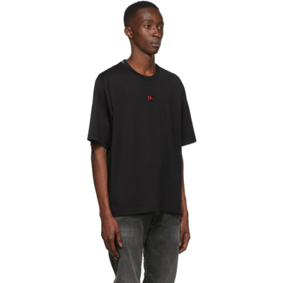 Shop Dolce & Gabbana Black Dg Logo T-shirt In N0000 Nero