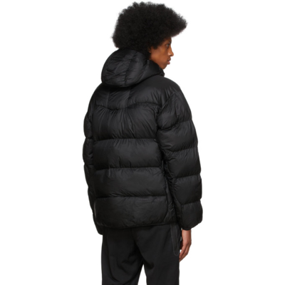 Shop Nike Black Therma-fit Adv Acg Lunar Lake Jacket In Black/black/light Ar
