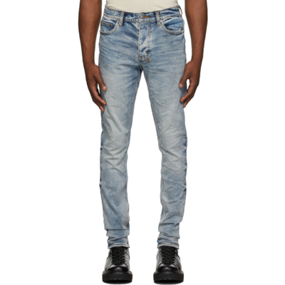 Ksubi Chitch Distressed Slim-leg Jeans In Light Blue | ModeSens