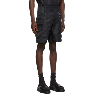 Shop Alyx Black Tactical-1 Shorts