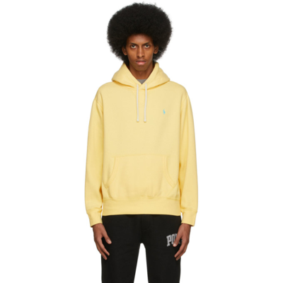 Polo Ralph Lauren Cotton Blend Fleece Solid Classic Fit Hoodie In Empire  Yellow | ModeSens