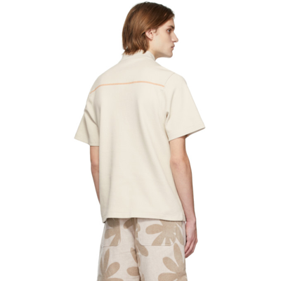 Shop Jacquemus Beige 'le Polo Vainilla' Polo In Light Beige