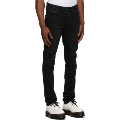 Shop Ksubi Black Boneyard Chitch Jeans In 1 Black