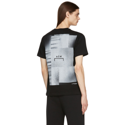 Shop A-cold-wall* Black Essential Graphic T-shirt