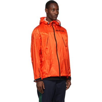 Moncler Grenoble Men's Day-namic Meznac Windbreaker Jacket In Orange |  ModeSens