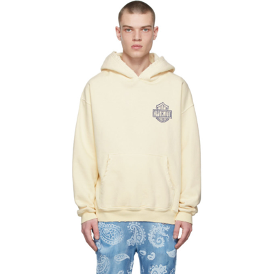 Shop Alchemist Off-white Homecoming Hoodie In Sun Baked Creme