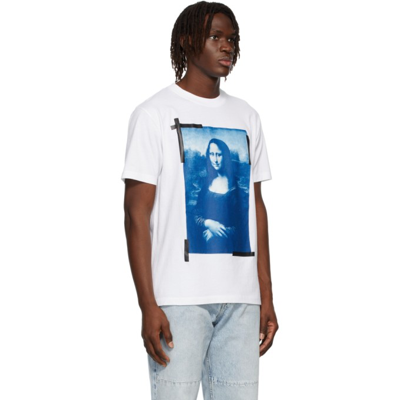 Off-white White Slim Mona Lisa T-shirt In White