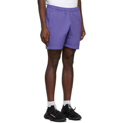 Shop Adidas X Humanrace By Pharrell Williams Purple Humanrace Basics Shorts