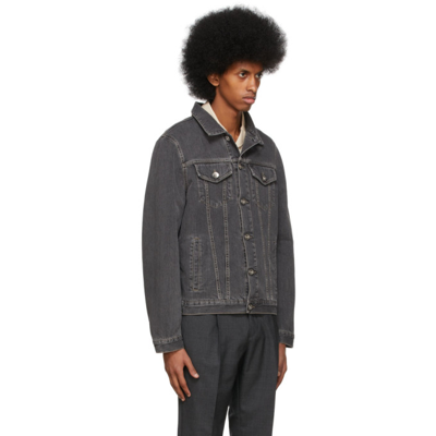 Brunello Cucinelli Denim Trucker Jacket In Grey | ModeSens