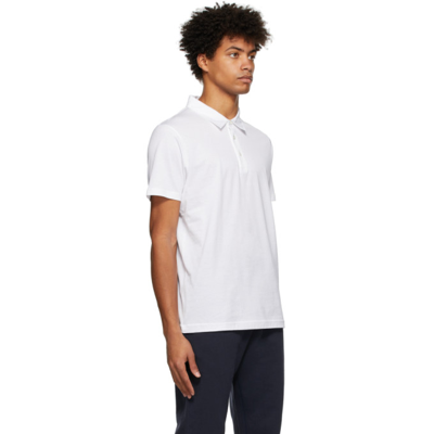 Shop Sunspel White Jersey Classic Polo In Whaa White