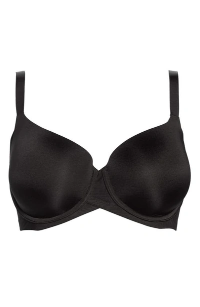 Shop Wacoal Ultimate Side Smoother Underwire T-shirt Bra In Black